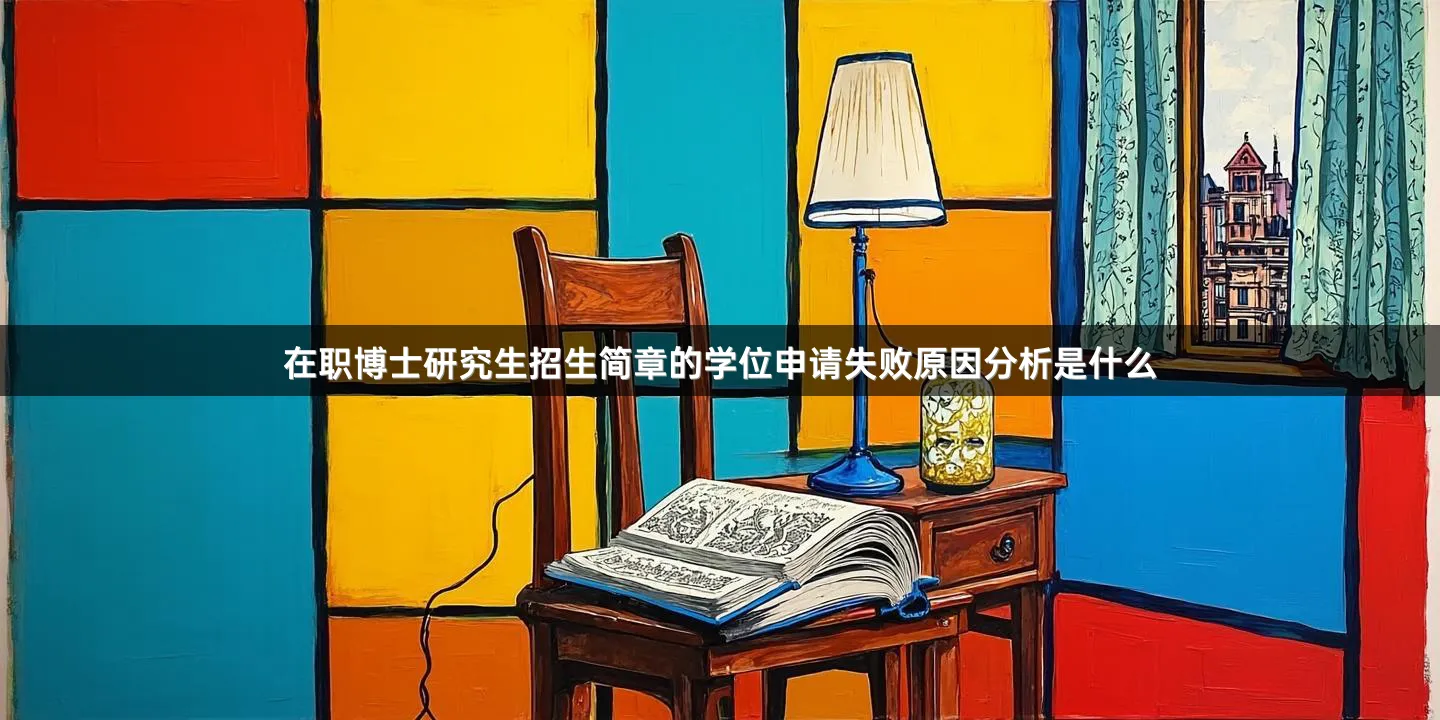 在职博士研究生招生简章的学位申请失败原因分析是什么
