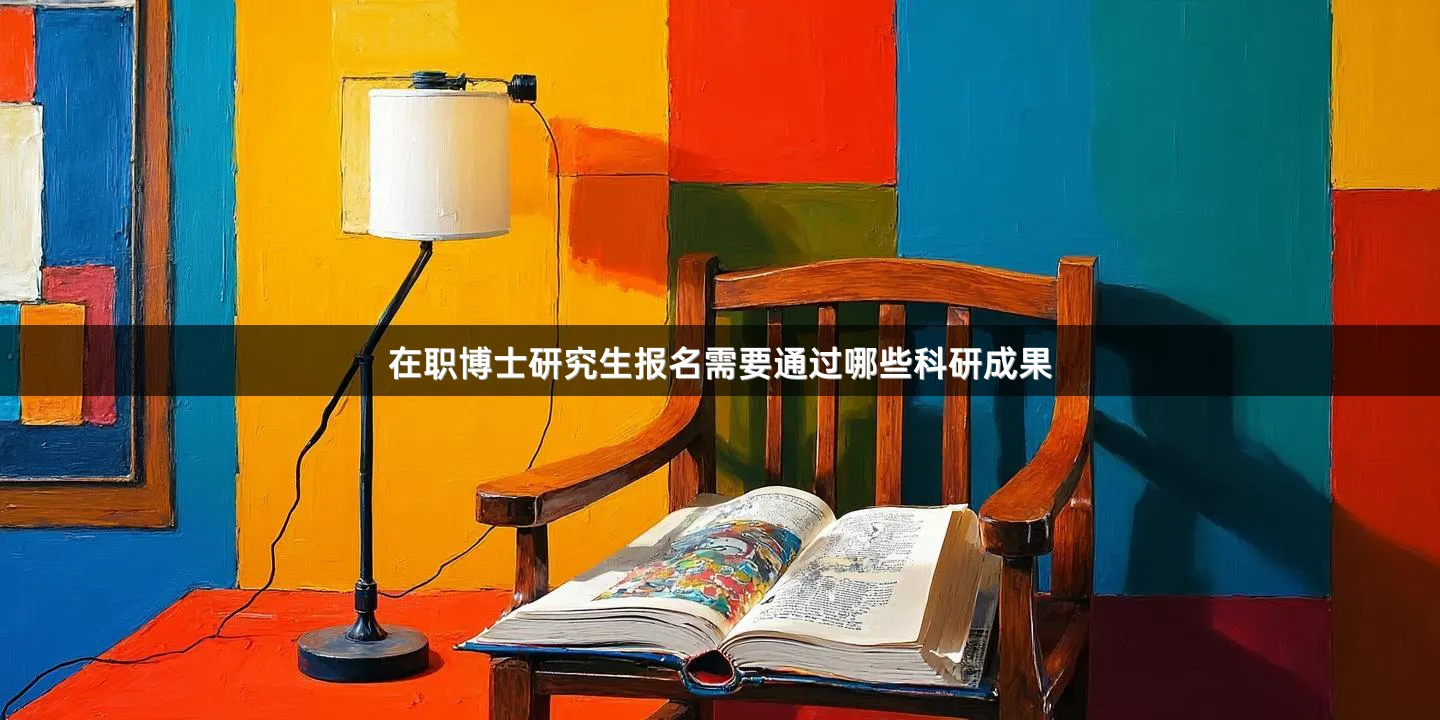 在职博士研究生报名需要通过哪些科研成果