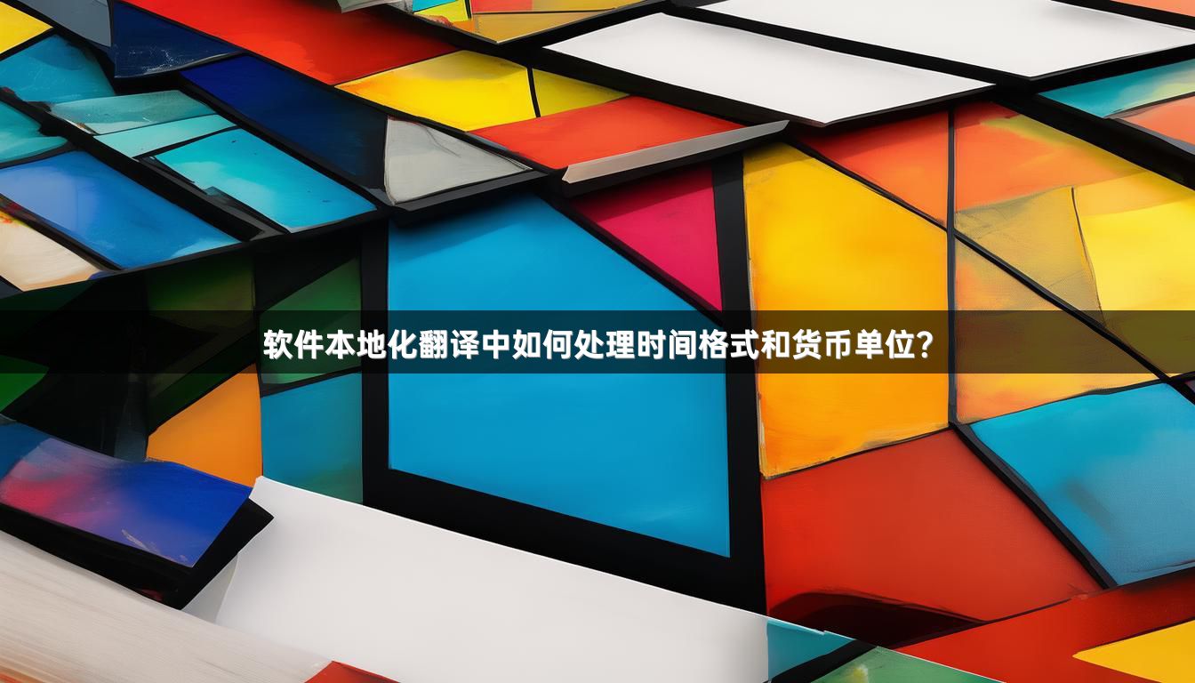 軟件本地化翻譯中如何處理時間格式和貨幣單位？