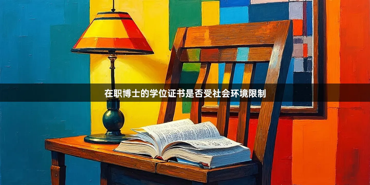 在职博士的学位证书是否受社会环境限制
