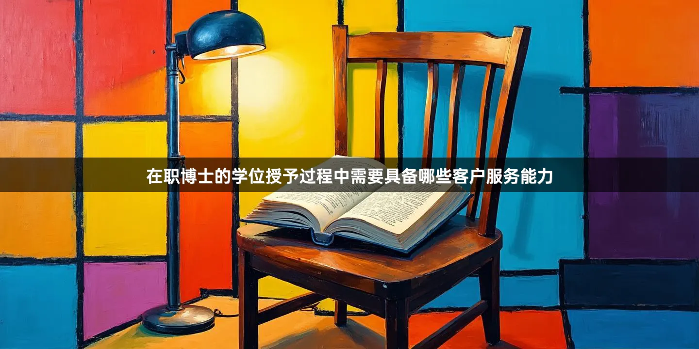 在职博士的学位授予过程中需要具备哪些客户服务能力