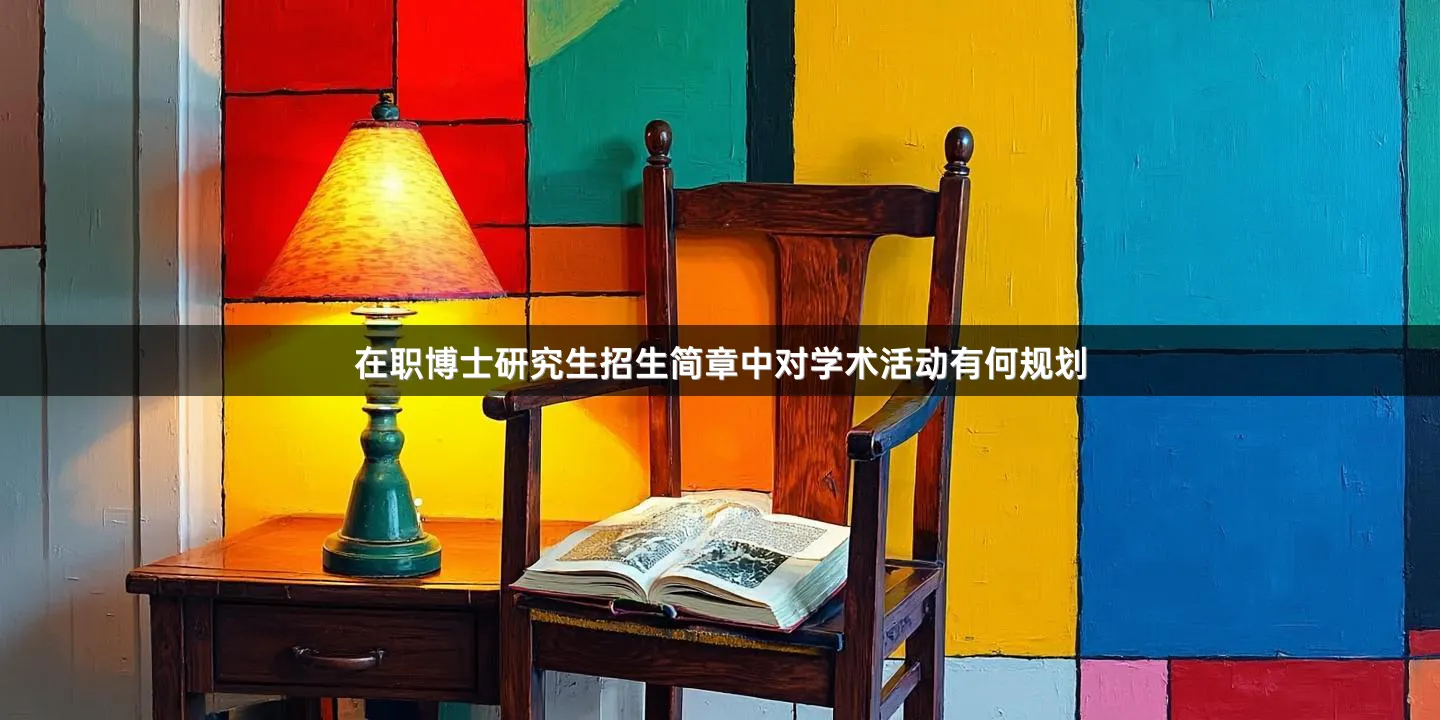 在职博士研究生招生简章中对学术活动有何规划