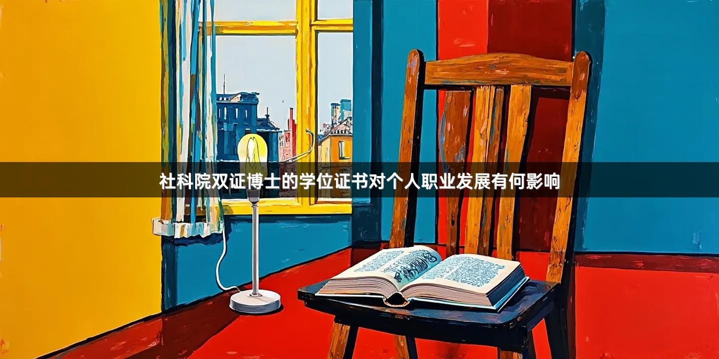 社科院双证博士的学位证书对个人职业发展有何影响
