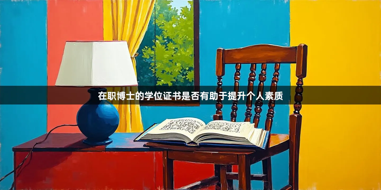 在职博士的学位证书是否有助于提升个人素质