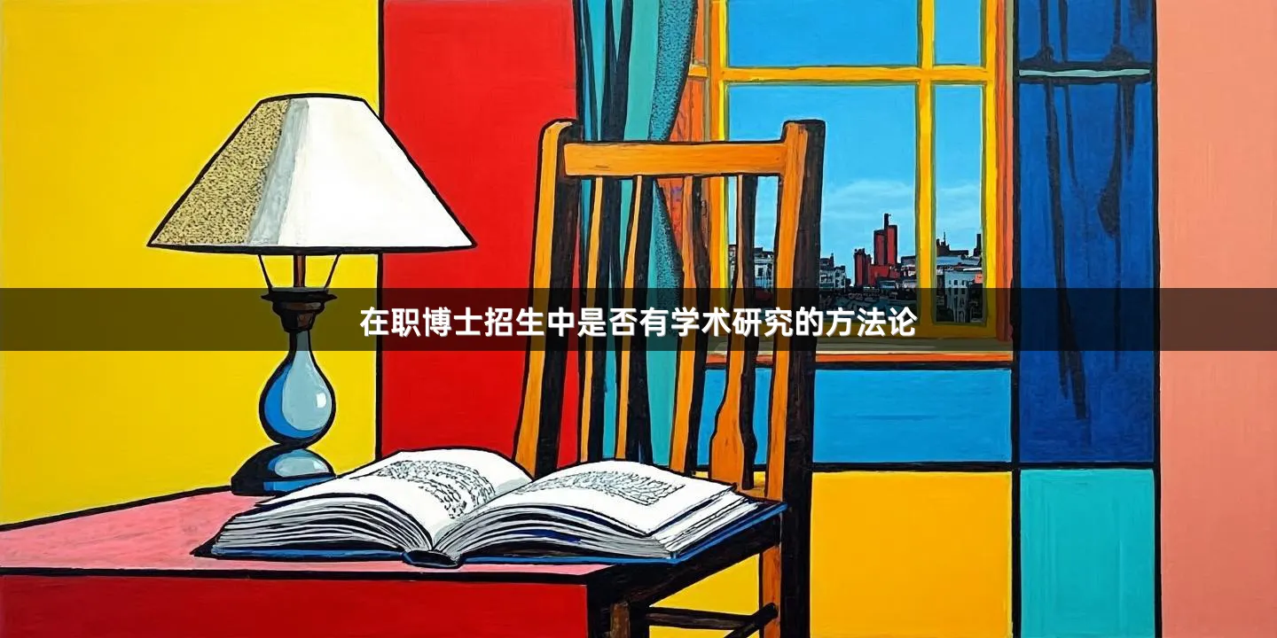 在职博士招生中是否有学术研究的方法论