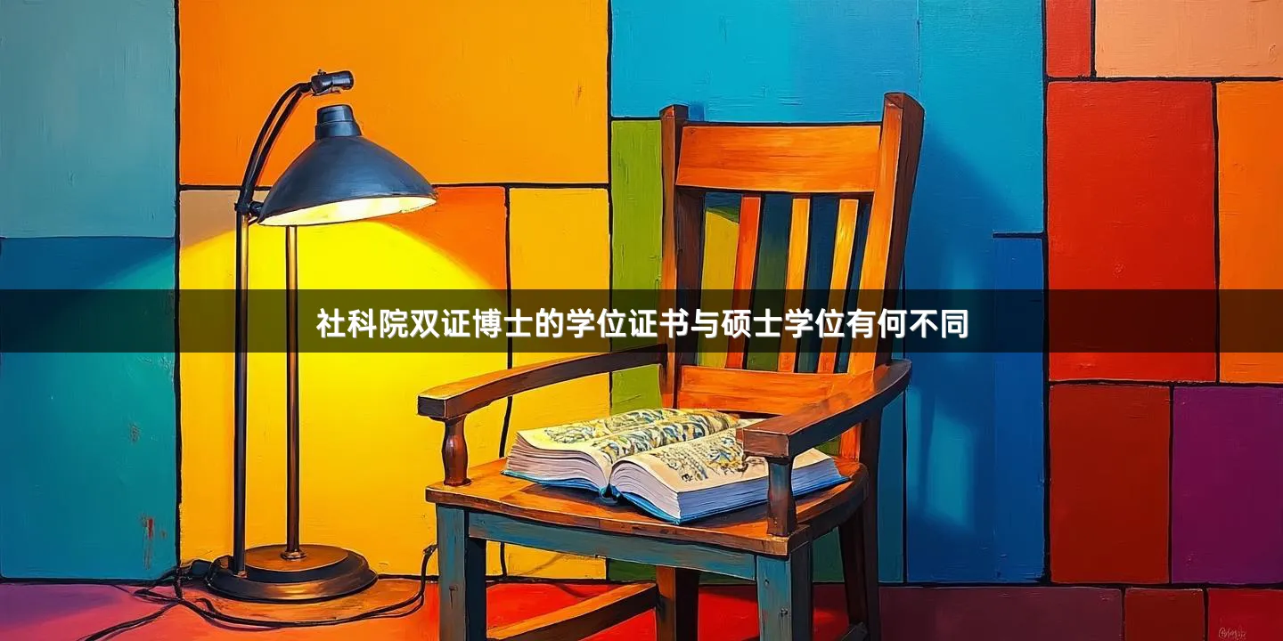 社科院双证博士的学位证书与硕士学位有何不同