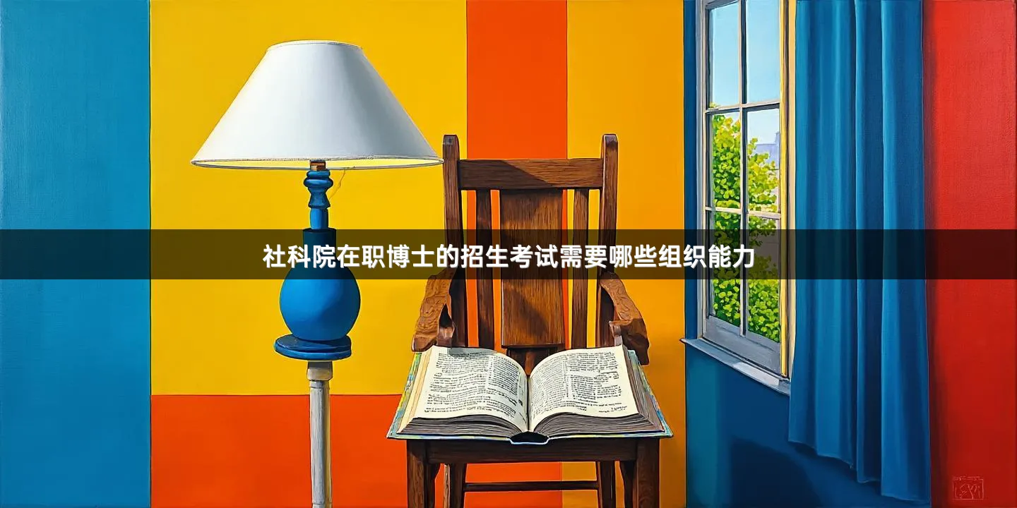 社科院在职博士的招生考试需要哪些组织能力
