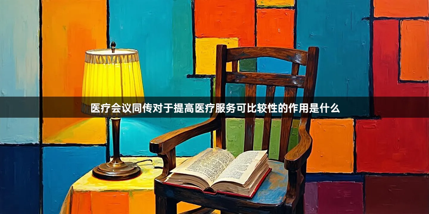 医疗会议同传对于提高医疗服务可比较性的作用是什么