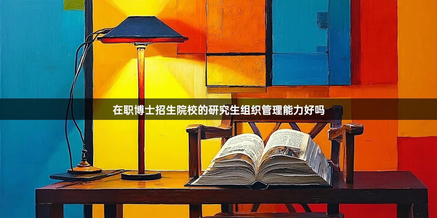 在职博士招生院校的研究生组织管理能力好吗