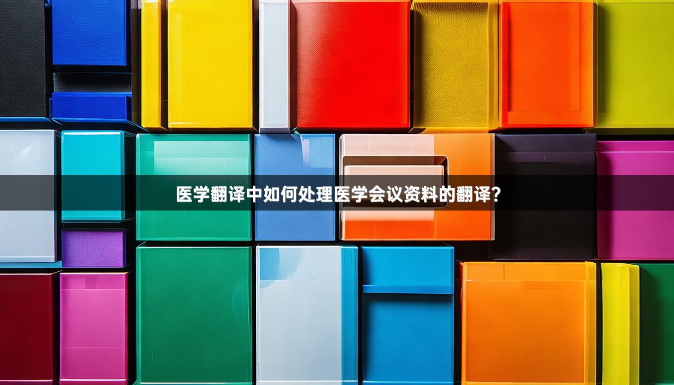 医学翻译中如何处理医学会议资料的翻译？