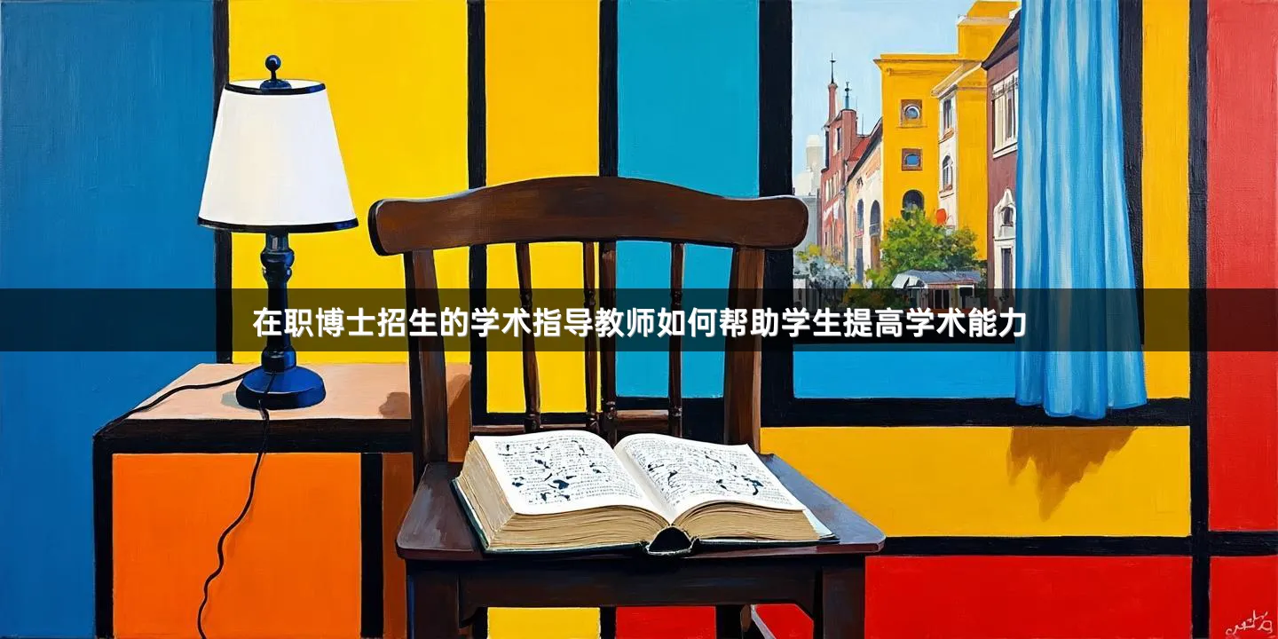 在职博士招生的学术指导教师如何帮助学生提高学术能力