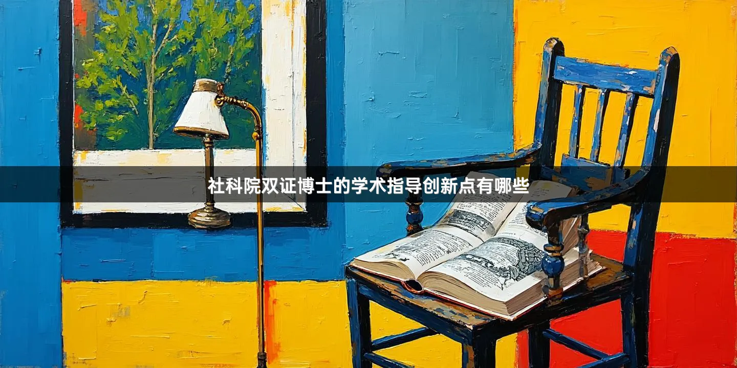 社科院双证博士的学术指导创新点有哪些