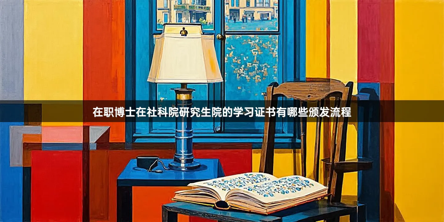 在职博士在社科院研究生院的学习证书有哪些颁发流程