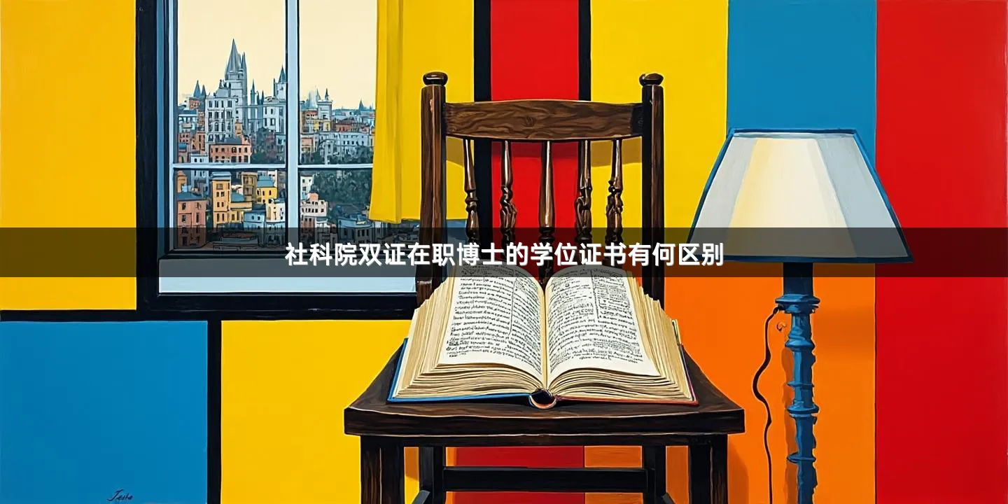 社科院双证在职博士的学位证书有何区别