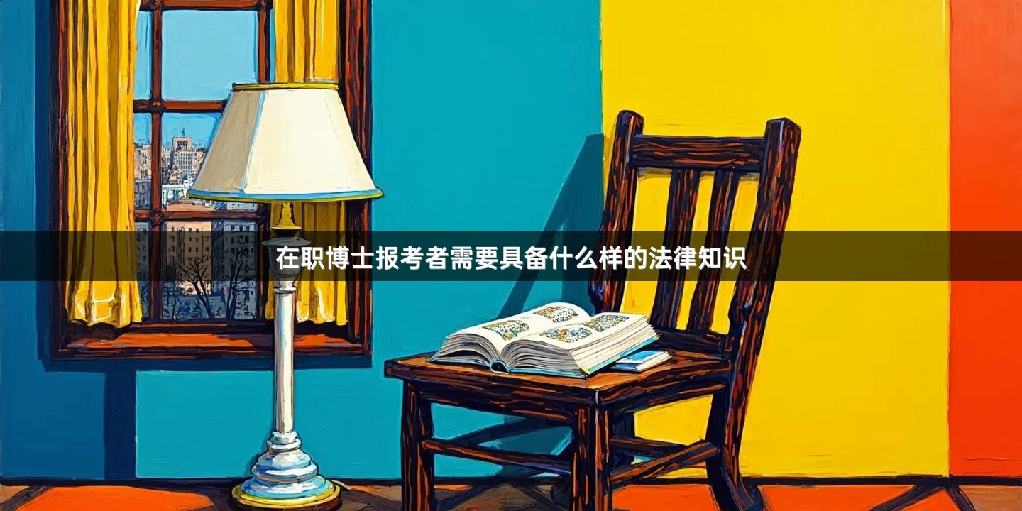 在职博士报考者需要具备什么样的法律知识