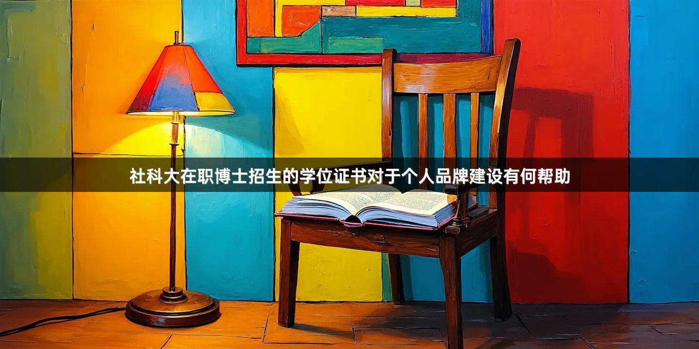 社科大在职博士招生的学位证书对于个人品牌建设有何帮助