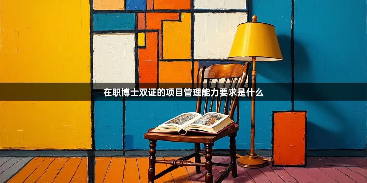 在职博士双证的项目管理能力要求是什么