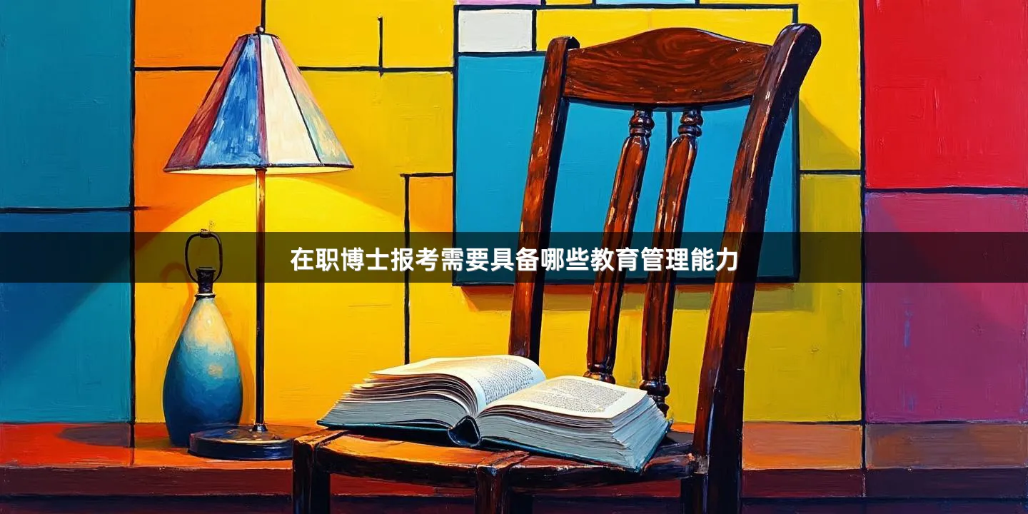 在职博士报考需要具备哪些教育管理能力