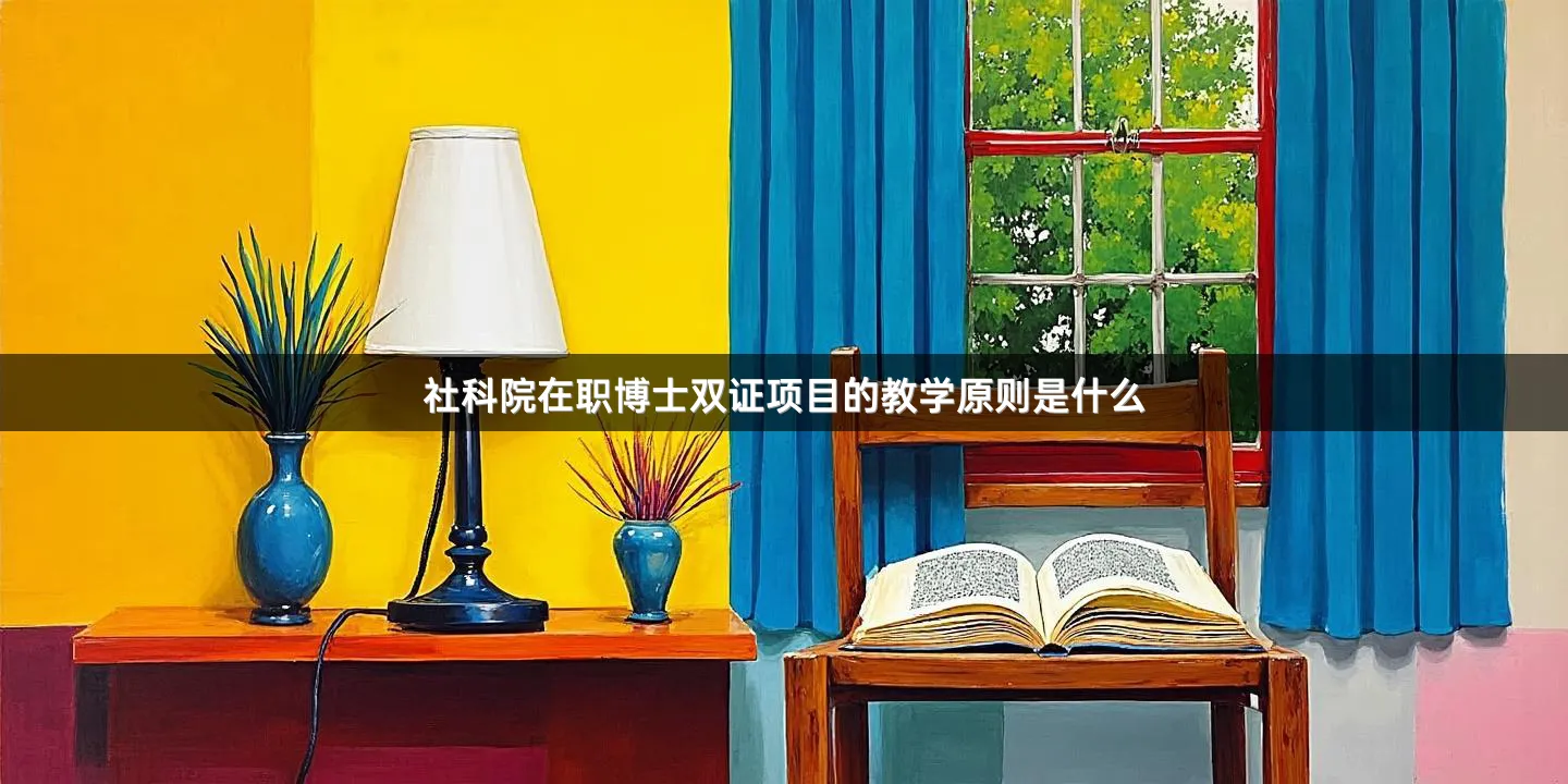 社科院在职博士双证项目的教学原则是什么
