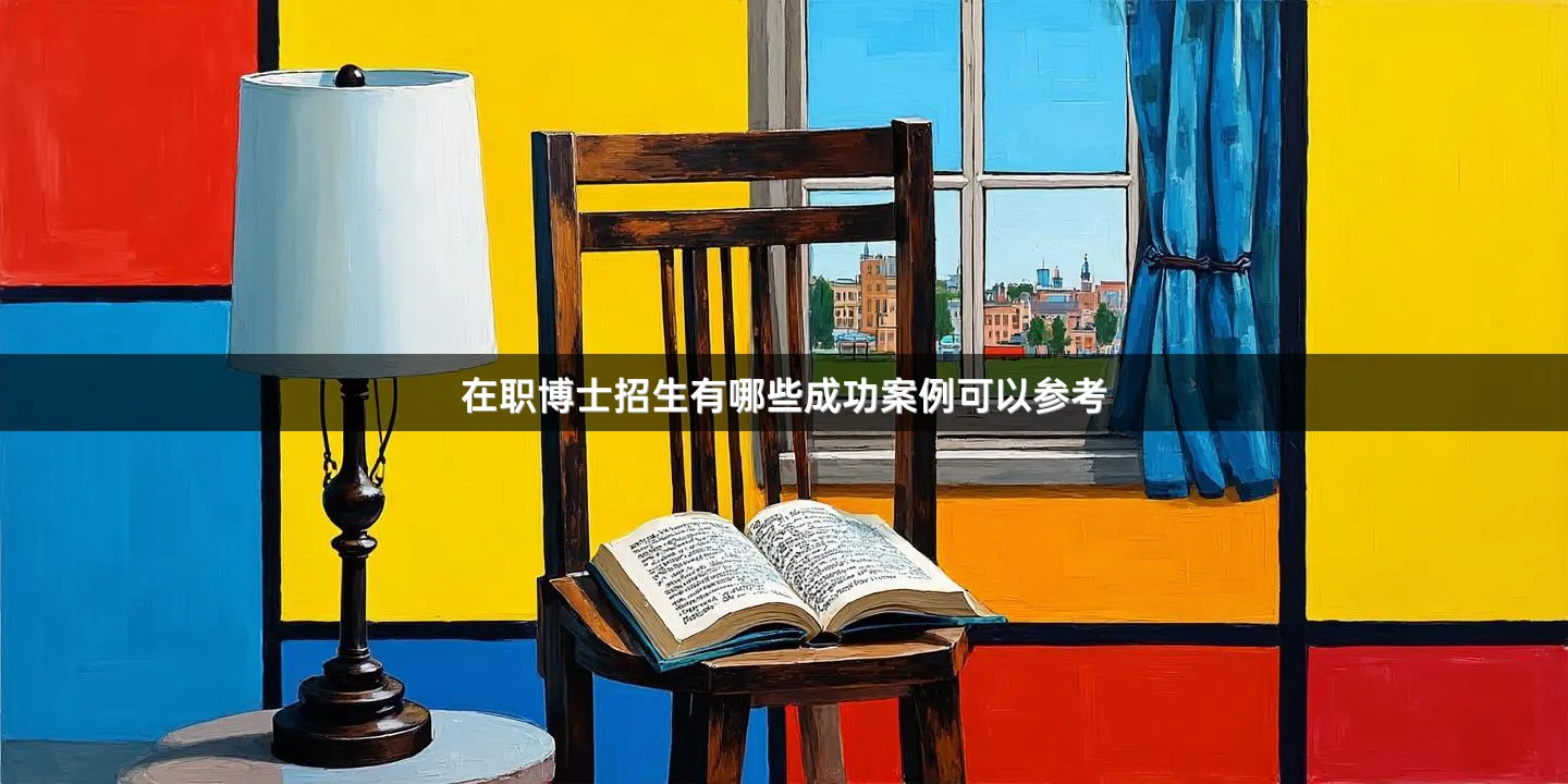 在职博士招生有哪些成功案例可以参考