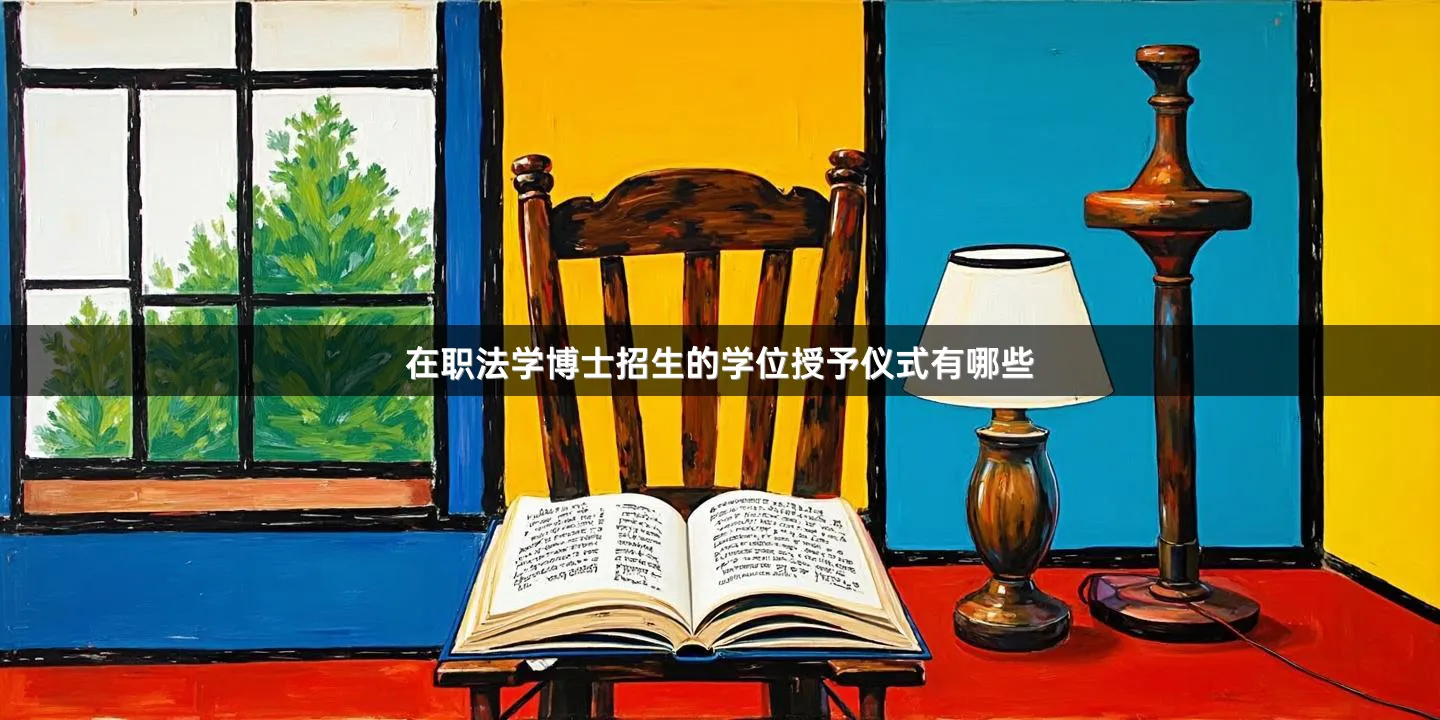 在职法学博士招生的学位授予仪式有哪些
