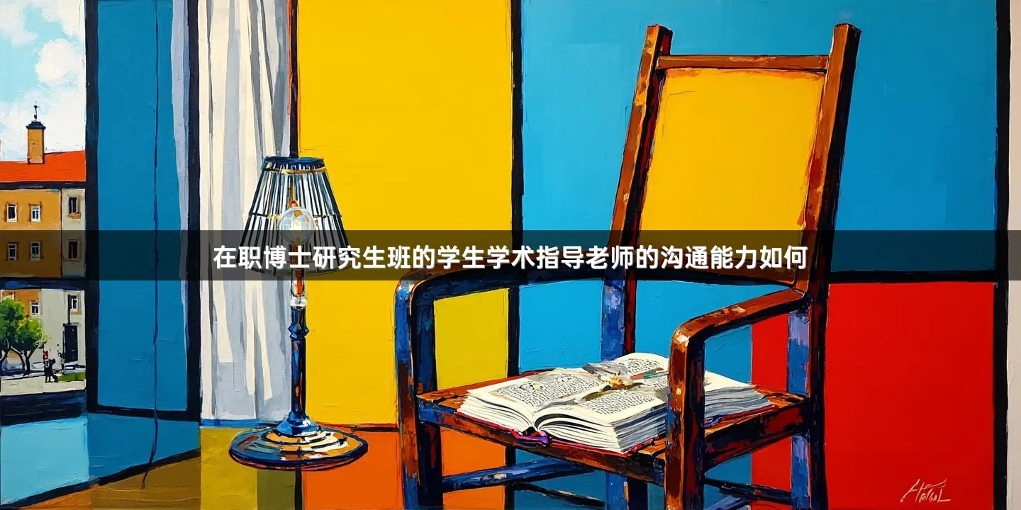 在职博士研究生班的学生学术指导老师的沟通能力如何