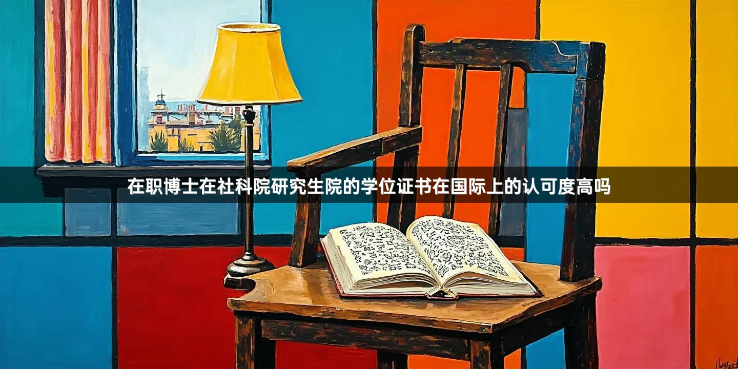 在职博士在社科院研究生院的学位证书在国际上的认可度高吗