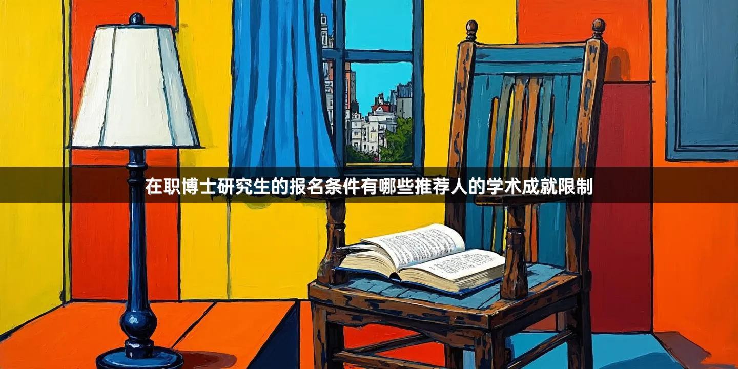 在职博士研究生的报名条件有哪些推荐人的学术成就限制