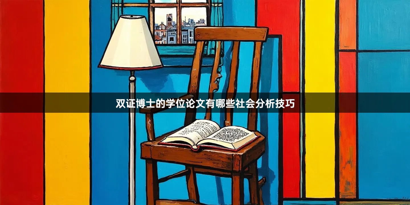 双证博士的学位论文有哪些社会分析技巧