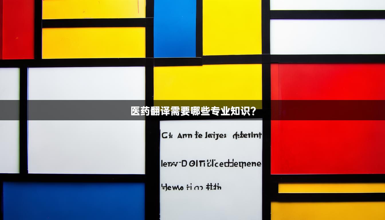 医药翻译需要哪些专业知识？