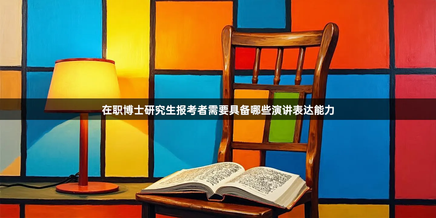 在职博士研究生报考者需要具备哪些演讲表达能力