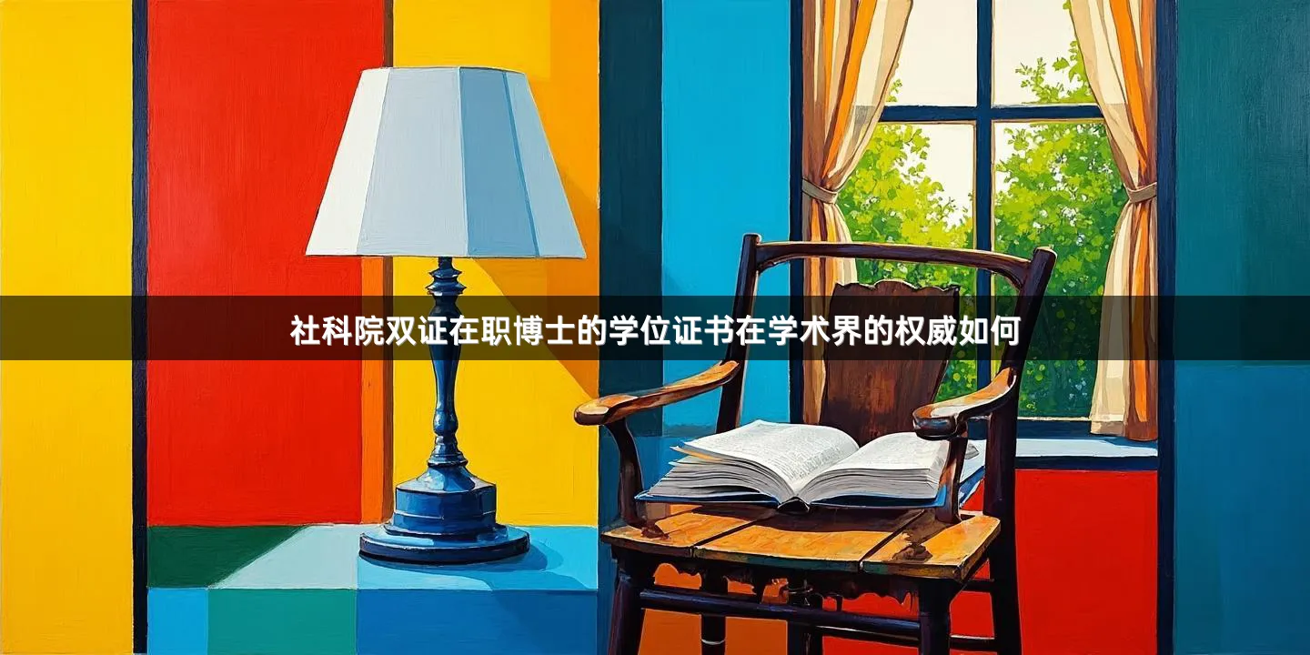 社科院双证在职博士的学位证书在学术界的权威如何