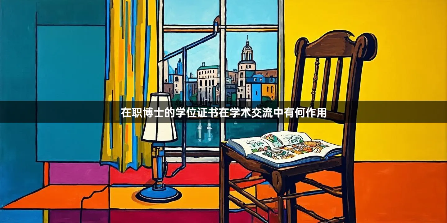 在职博士的学位证书在学术交流中有何作用