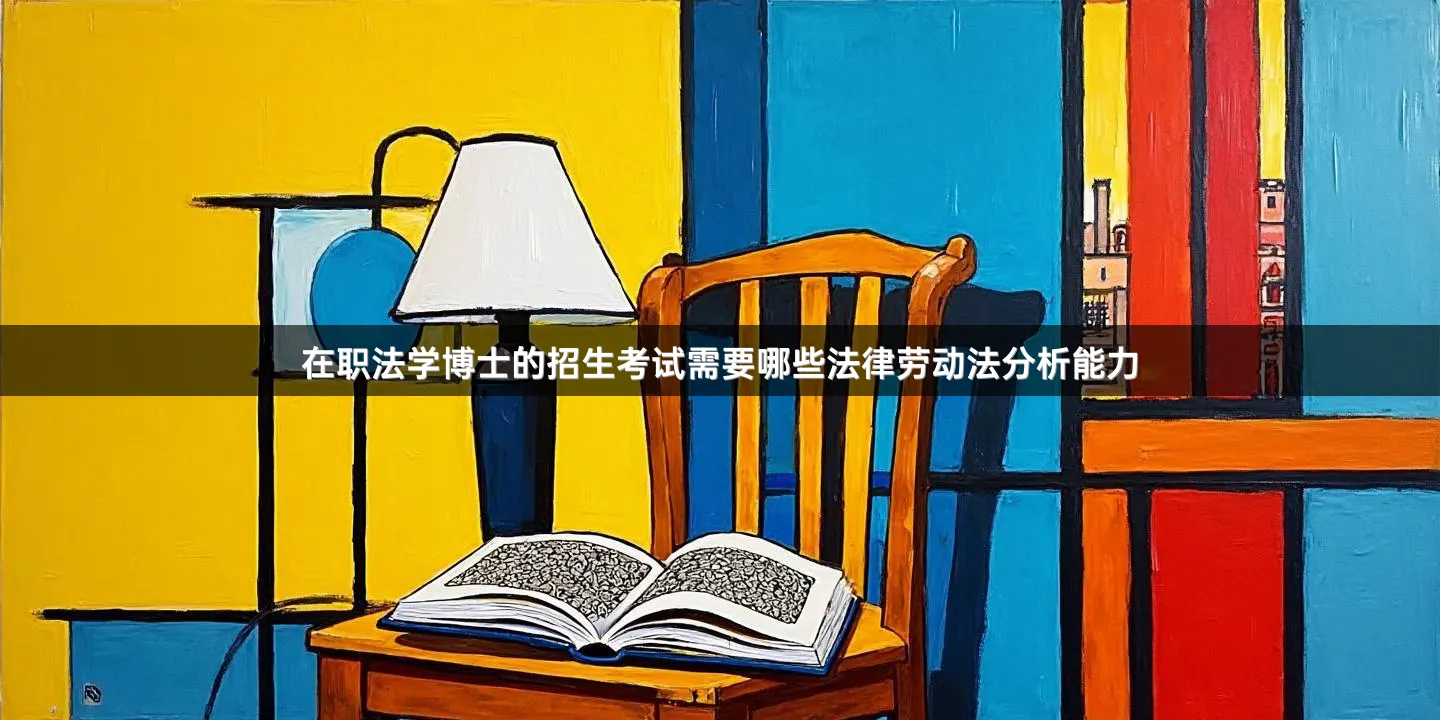 在职法学博士的招生考试需要哪些法律劳动法分析能力