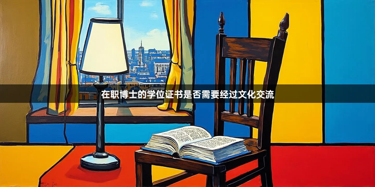 在职博士的学位证书是否需要经过文化交流