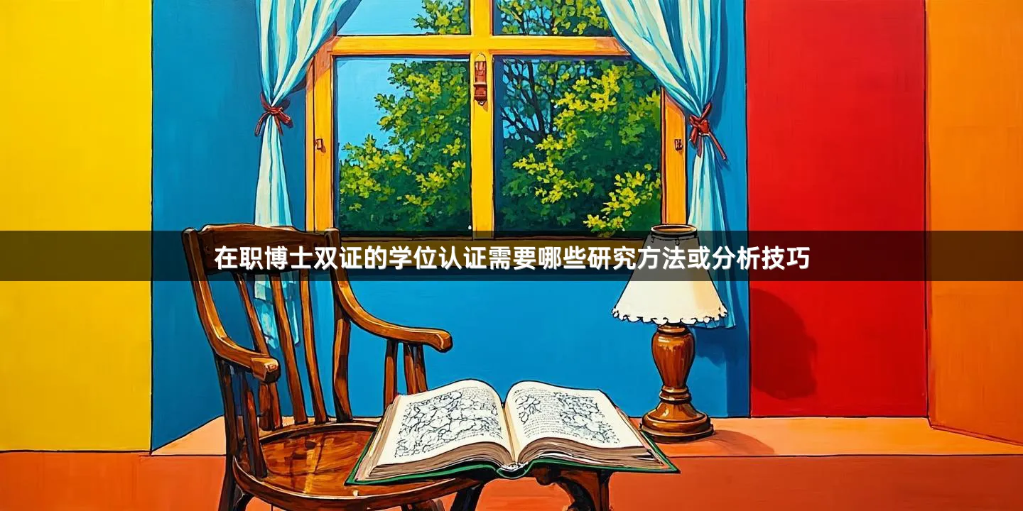 在职博士双证的学位认证需要哪些研究方法或分析技巧