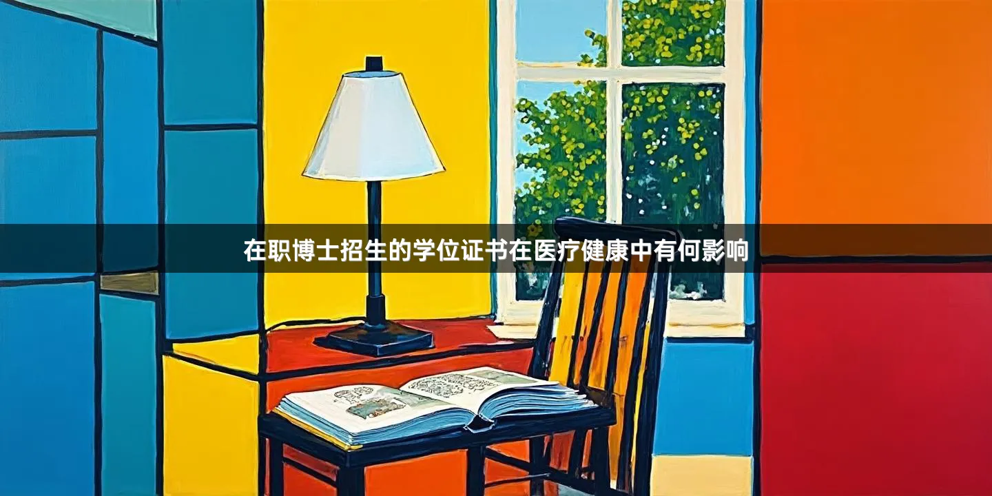 在职博士招生的学位证书在医疗健康中有何影响