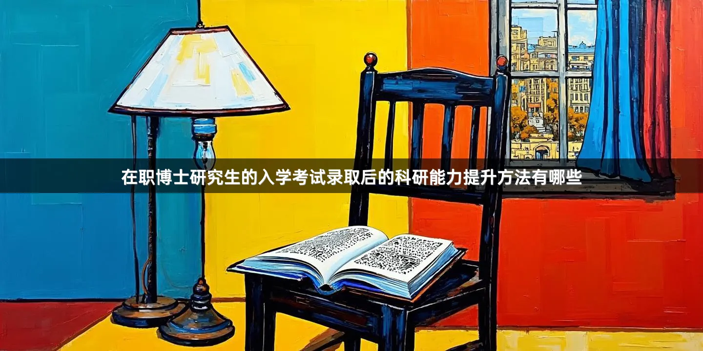在职博士研究生的入学考试录取后的科研能力提升方法有哪些