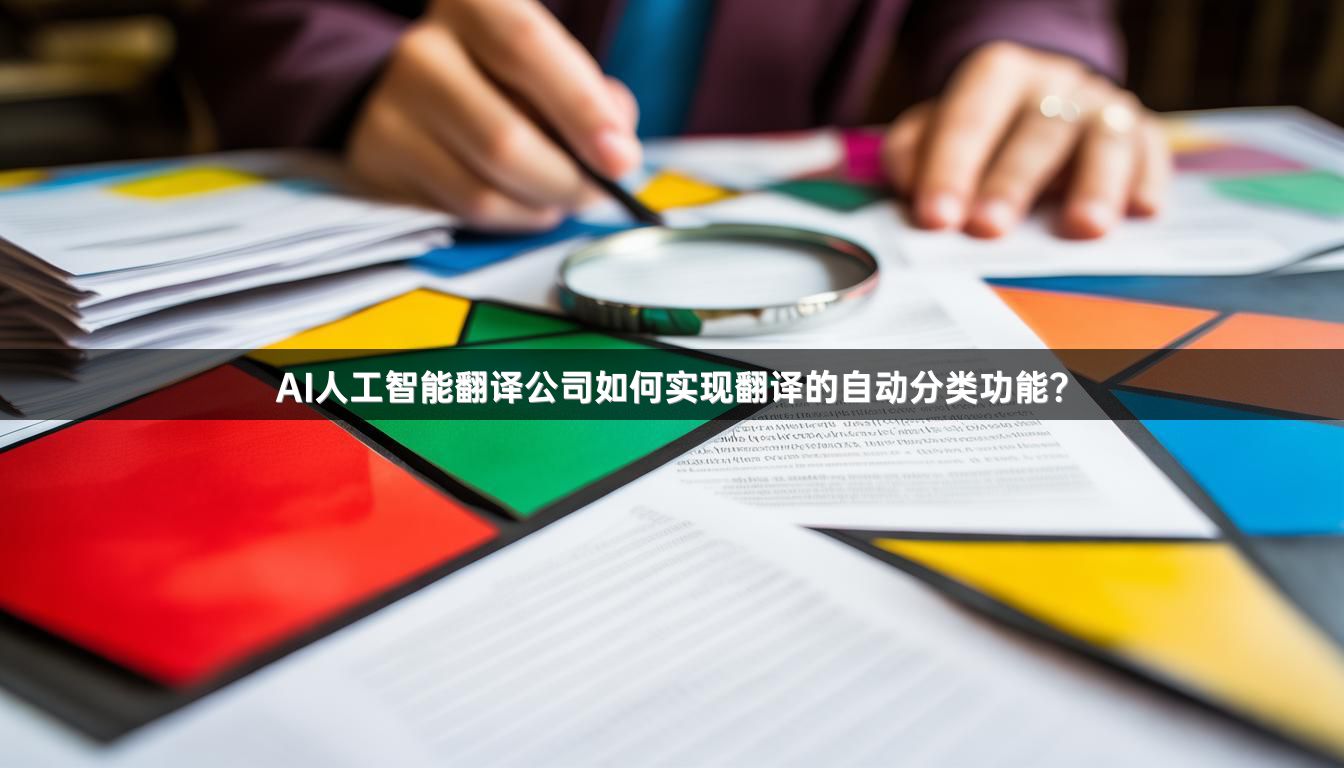 AI人工智能翻译公司如何实现翻译的自动分类功能？