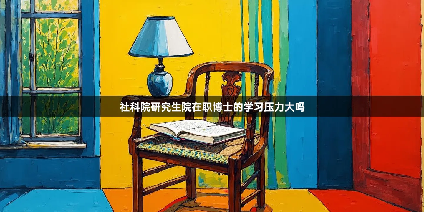 社科院研究生院在职博士的学习压力大吗