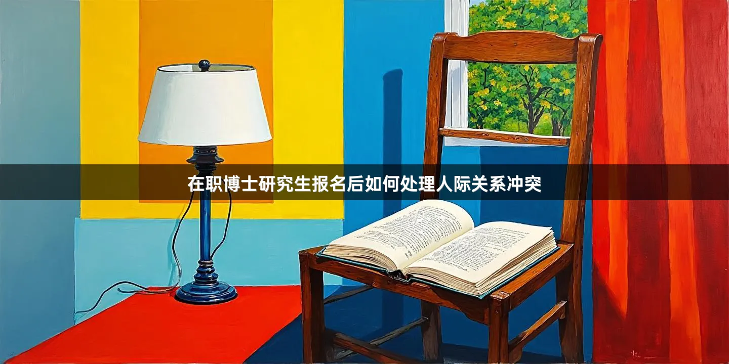 在职博士研究生报名后如何处理人际关系冲突