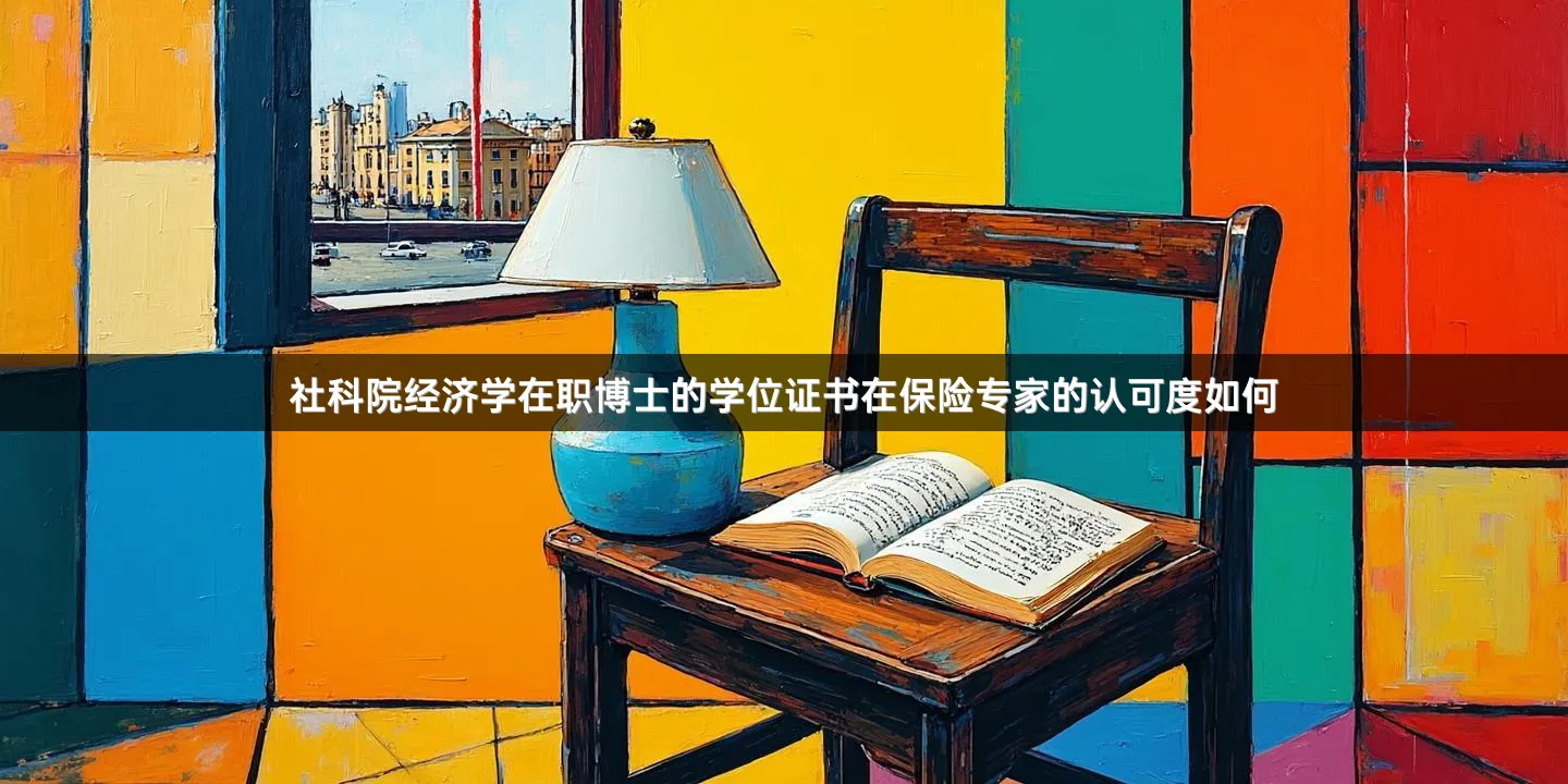 社科院经济学在职博士的学位证书在保险专家的认可度如何