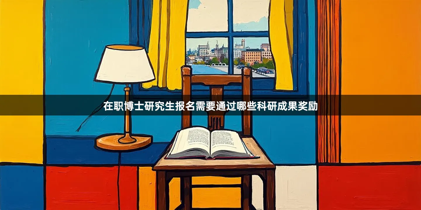 在职博士研究生报名需要通过哪些科研成果奖励