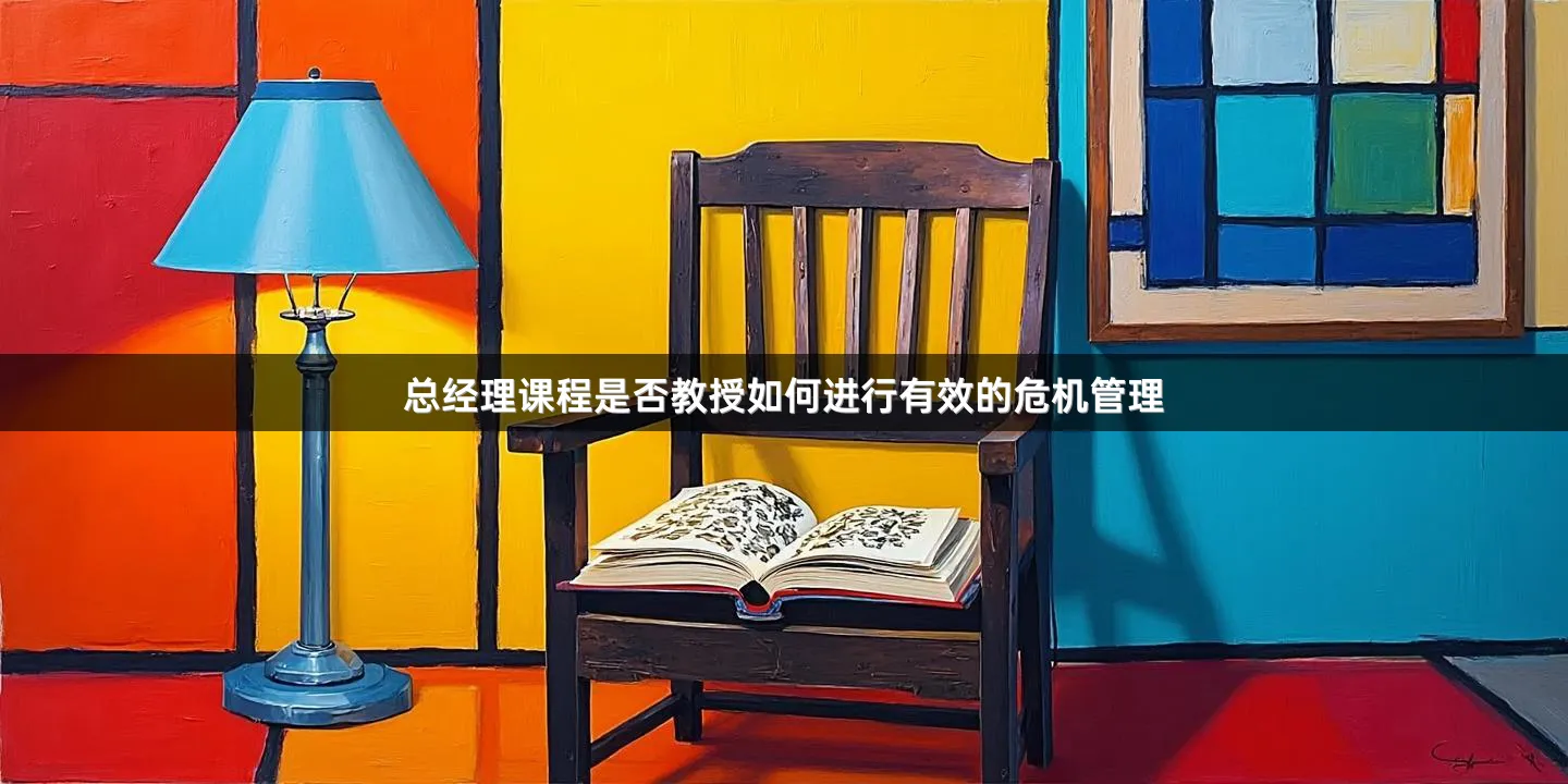 总经理课程是否教授如何进行有效的危机管理