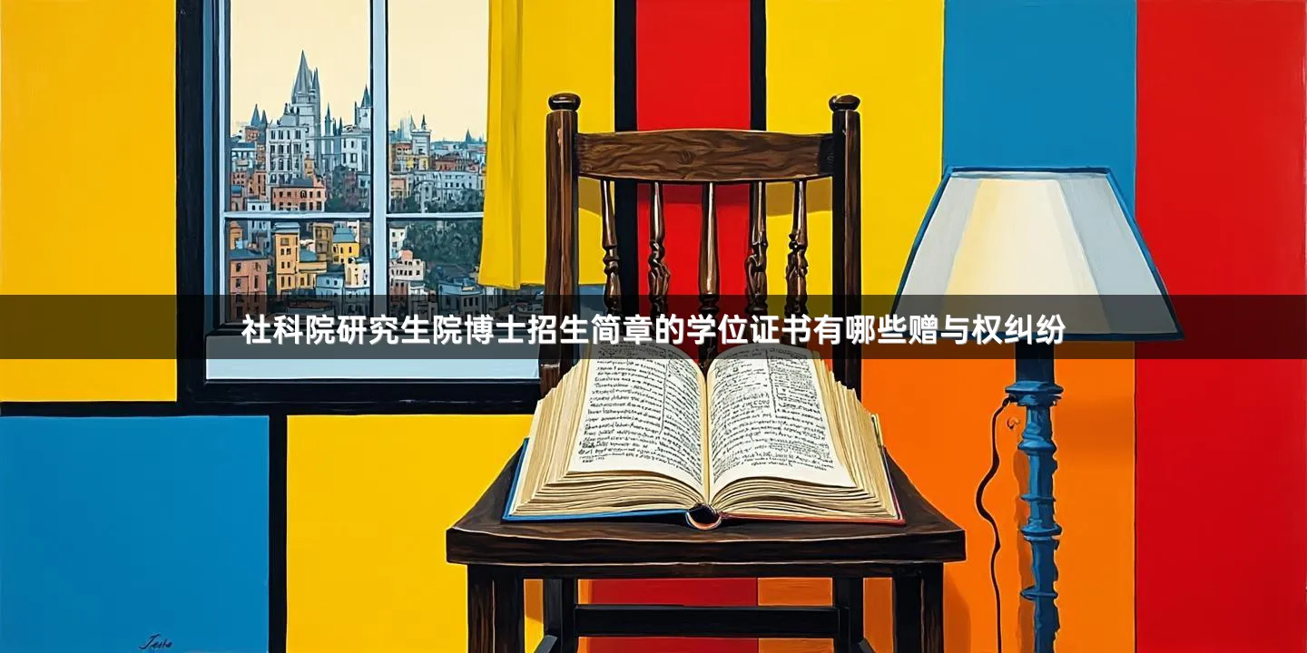 社科院研究生院博士招生简章的学位证书有哪些赠与权纠纷