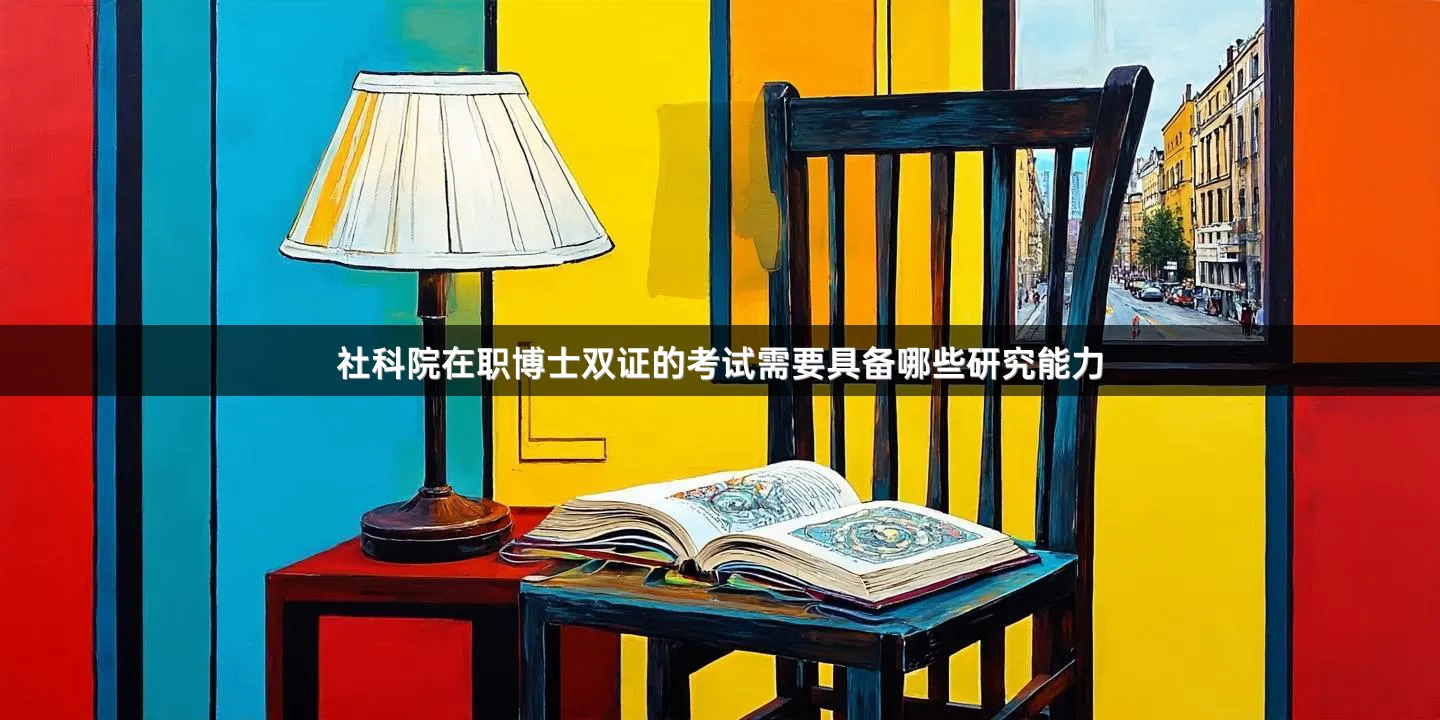 社科院在职博士双证的考试需要具备哪些研究能力