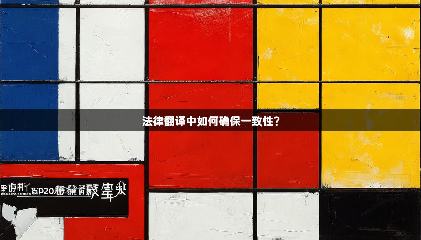 法律翻译中如何确保一致性？