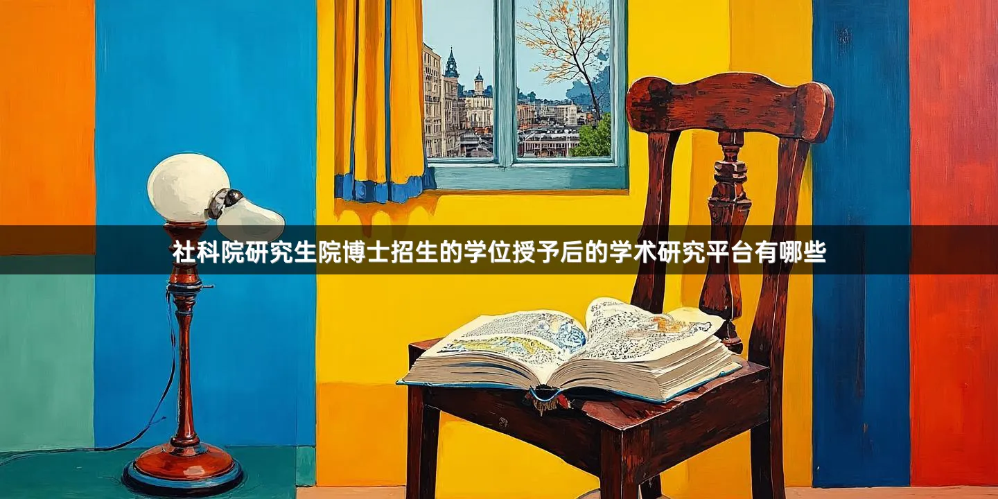 社科院研究生院博士招生的学位授予后的学术研究平台有哪些