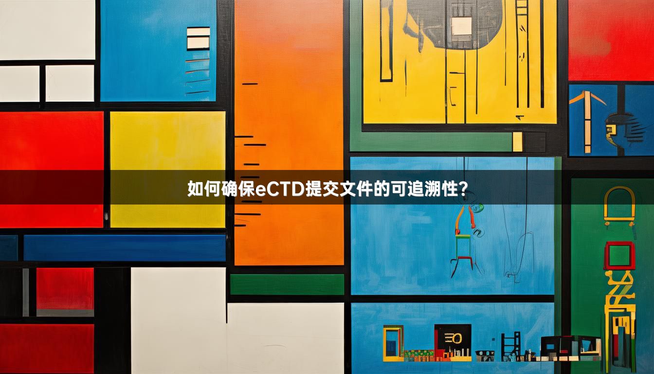 如何确保eCTD提交文件的可追溯性？