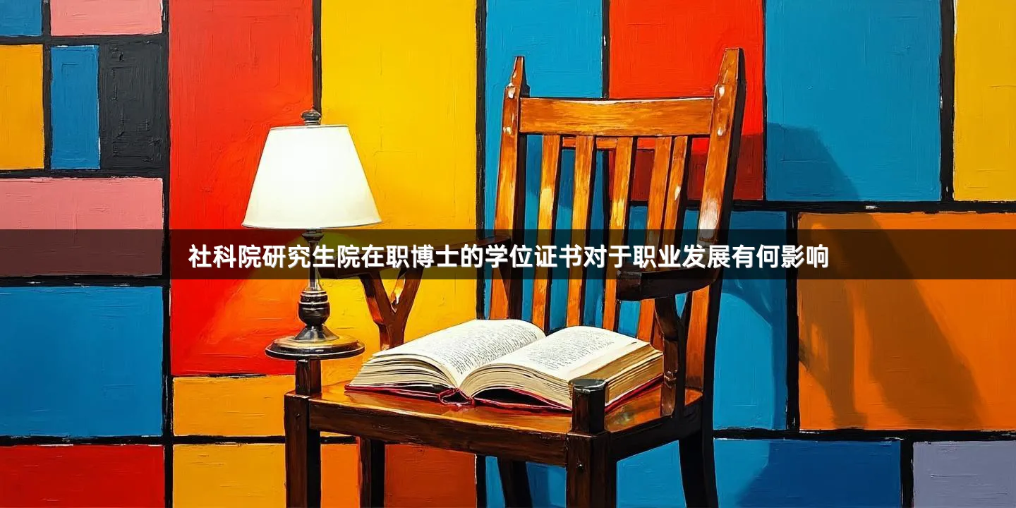 社科院研究生院在职博士的学位证书对于职业发展有何影响
